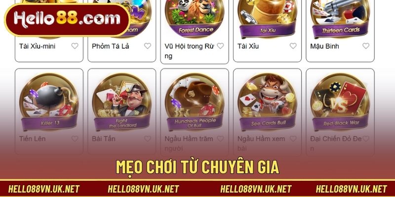 Mẹo chơi từ chuyên gia